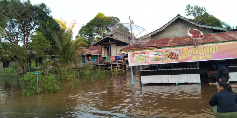 Banjir Rendam Lima Kecamatan di Kapuas Hulu