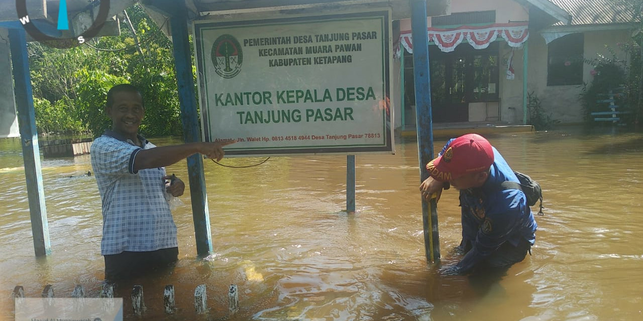 Banjir Merendam 2 Kecamatan di Kabupaten Ketapang, BPBD Turunkan Bantuan Logistik