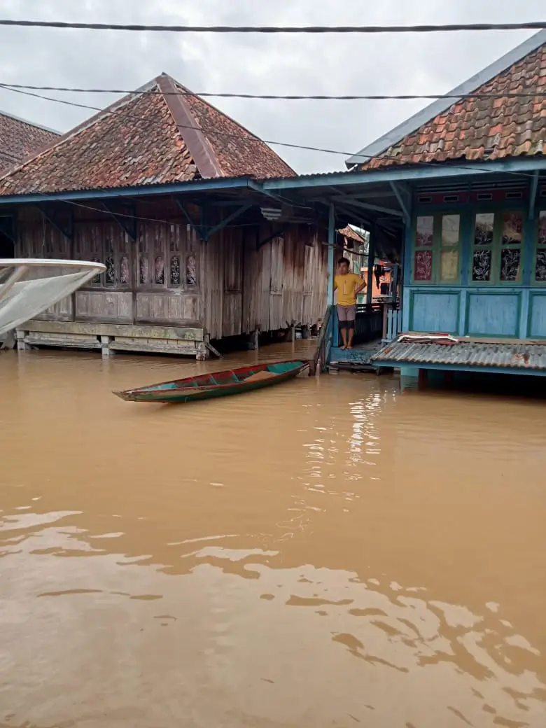 [UPDATE] – Beberapa Titik Kawasan Hulu Musi Rawas Utara Masih Tergenang